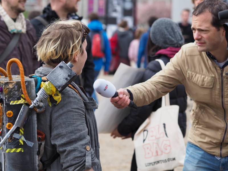 NOS doet verslag van March for Science 2017