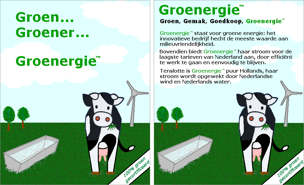 Groenergie advertentie