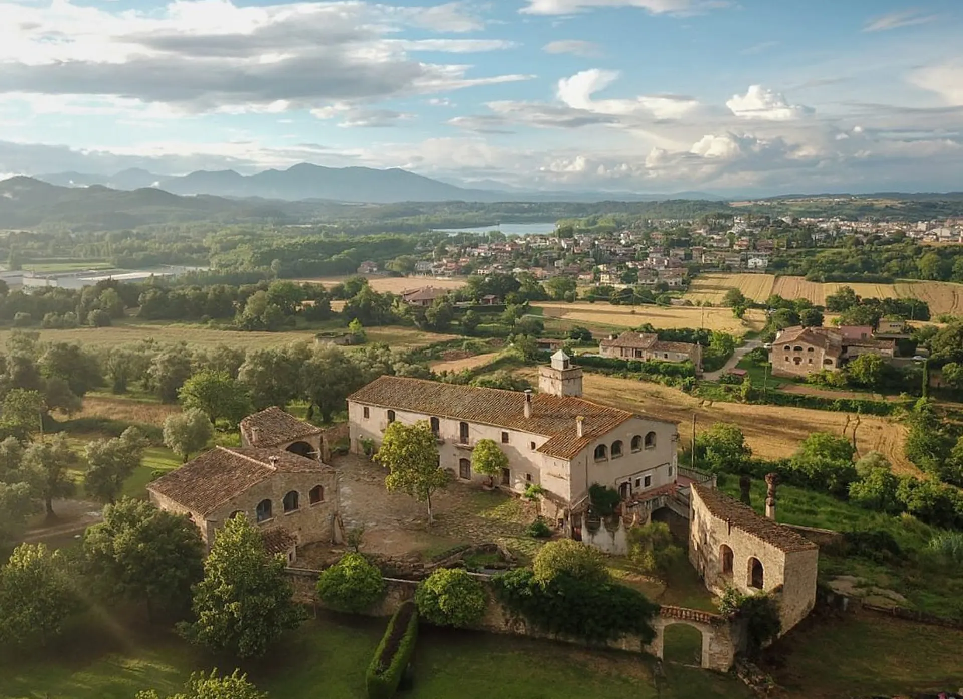 Rocacorba Cycling property from above