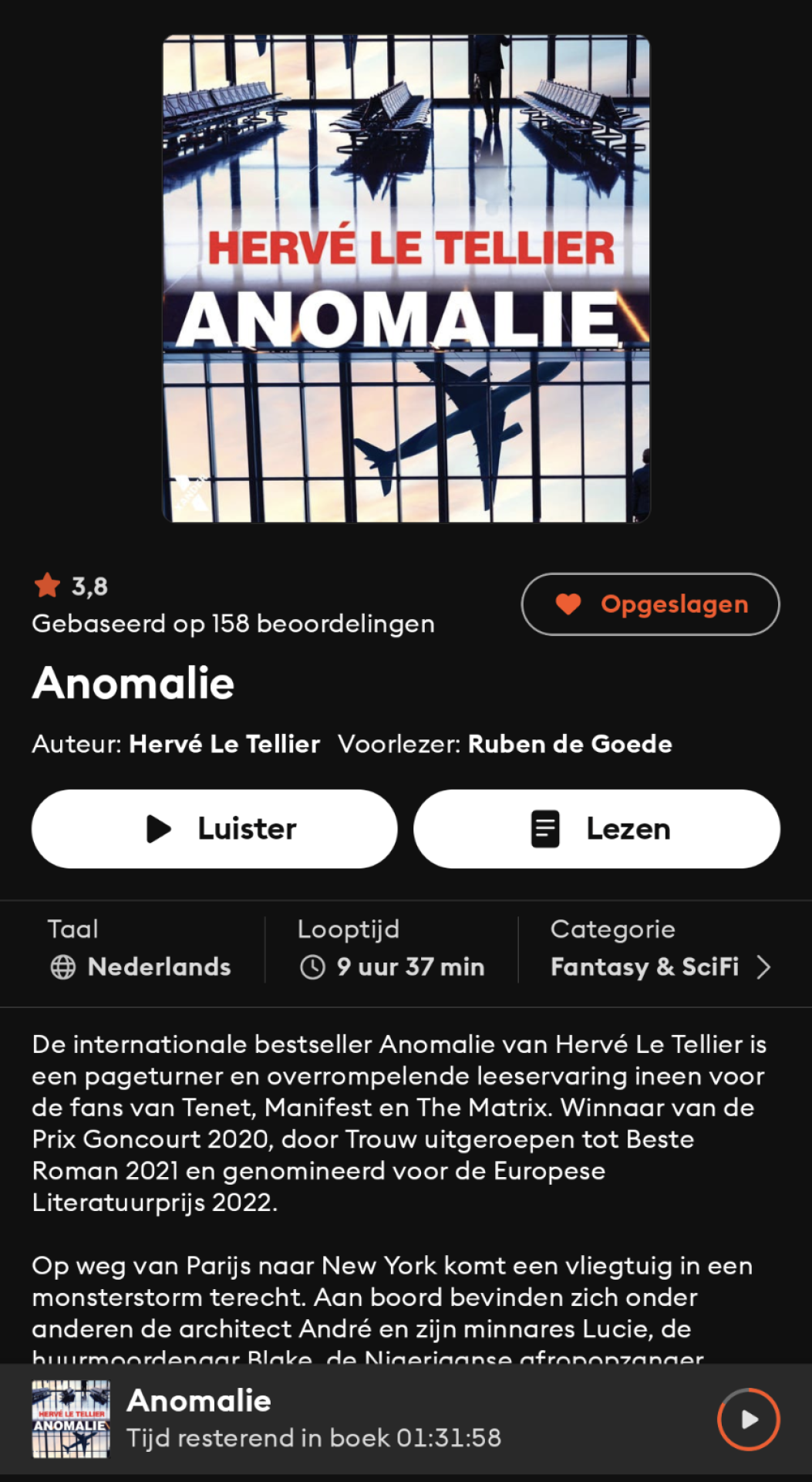 audioboek Anomalie
