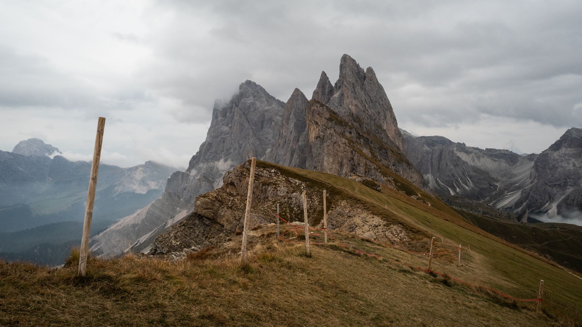 De top van de Seceda